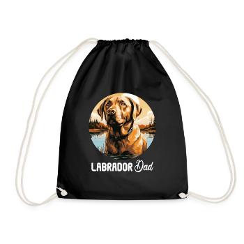 Labrador - Turnbeutel - Schwarz - Vorne