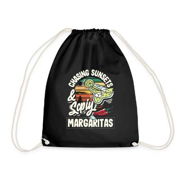 Attenzione Spicy Margarita Cocktail Lover's - Turnbeutel - Schwarz - Vorne