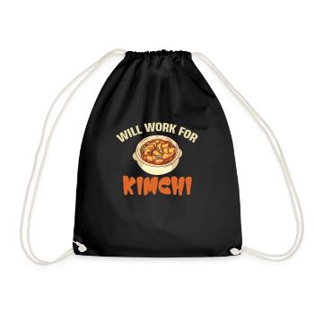 Fonctionne pour le kimchi Cuisine coréenne - Sac de sport léger - noir - Devant