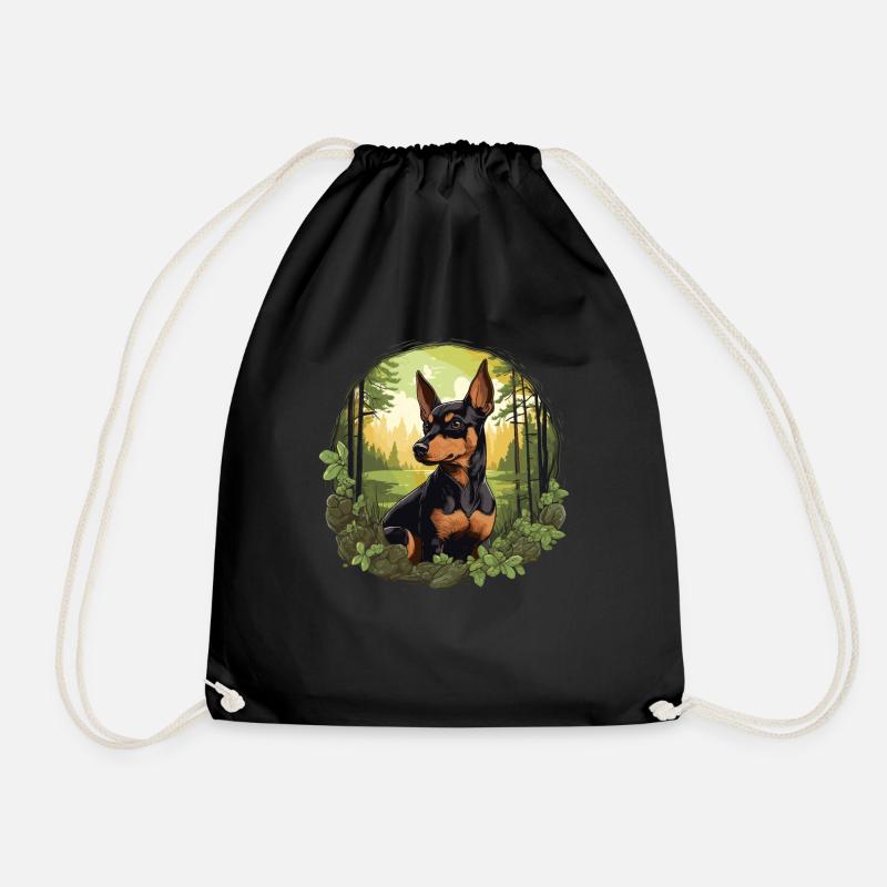 Pinscher - Turnbeutel - Schwarz