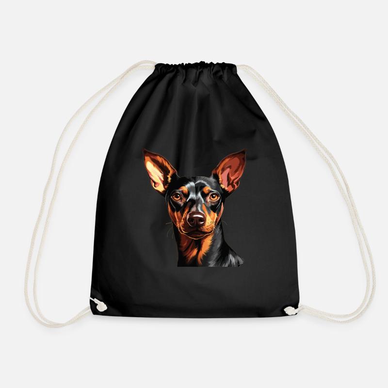 Pinscher - Turnbeutel - Schwarz