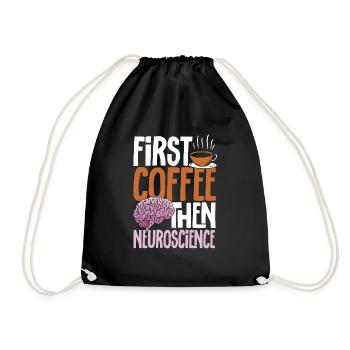 Neurology, Nurse, Brain, Neurologist - Drawstring Bag - black - Front