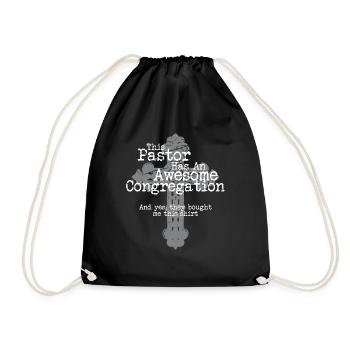 Prédicateur Chrétien Ce Pasteur A Une Géniale - Sac de sport léger - noir - Devant