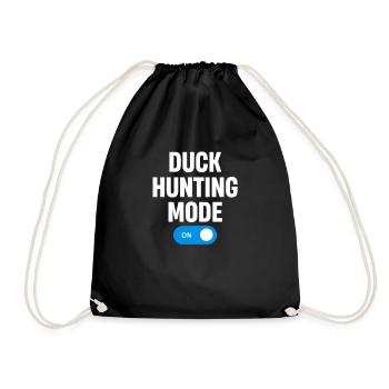 Mode Chasse Au Canard Sur Drôle D’oies Farming Camouflage - Sac de sport léger - noir - Devant