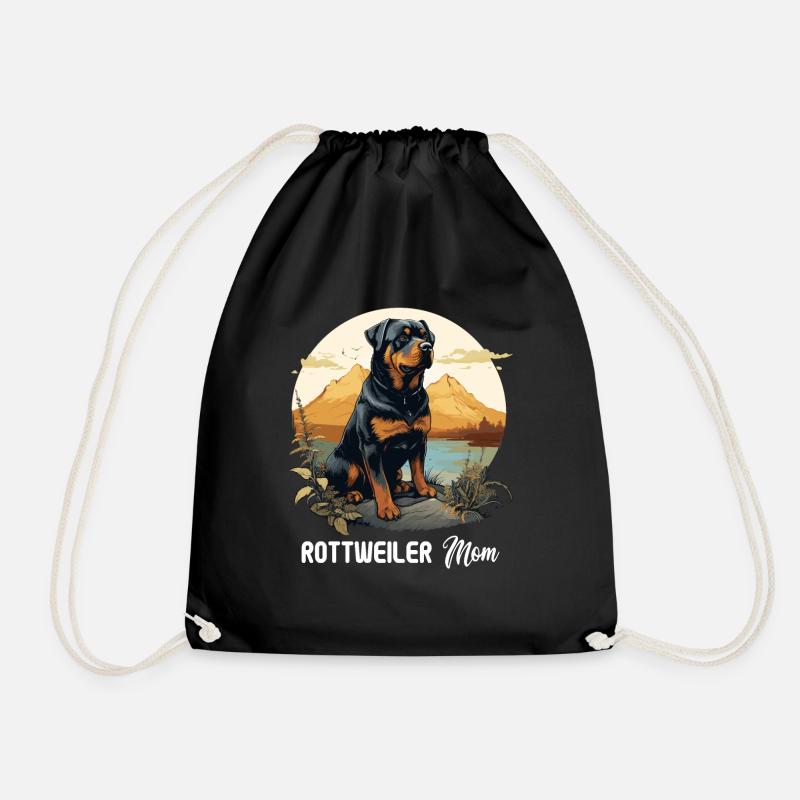 Rottweiler - Turnbeutel - Schwarz