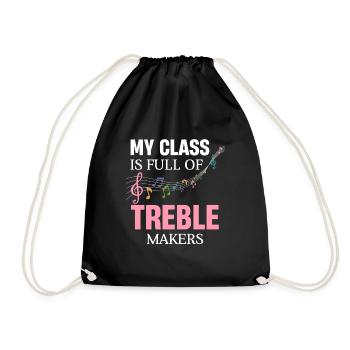 Ma classe est pleine de Treble Makers, - Sac de sport léger - noir - Devant