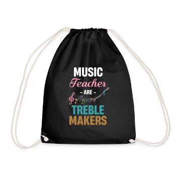 Les professeurs de musique sont des aigus, des chanteurs, des guitaristes, - Sac de sport léger - noir - Devant