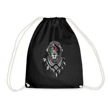 Palestine Lion - Sac de sport léger - noir - Devant