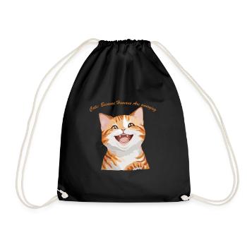 Cats: Because Humans Are Annoying - Turnbeutel - Schwarz - Vorne