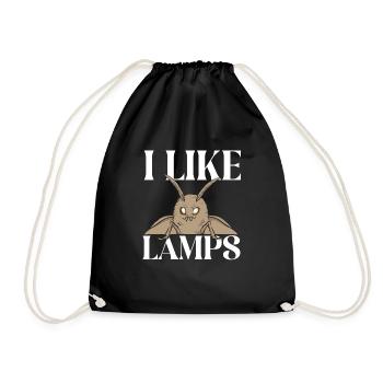 Moths Insect Collector Entomologist - Drawstring Bag - black - Front