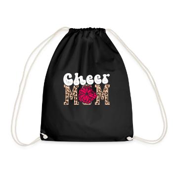 Cheer Maman Pom-pom girl Maman pom-pom girl - Sac de sport léger - noir - Devant