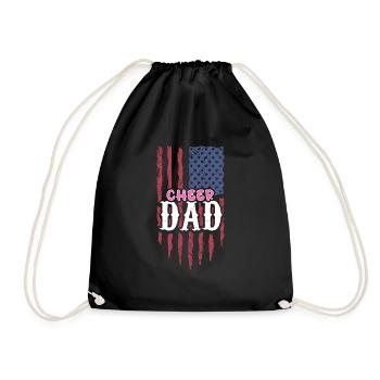 Cheer Papa Pom-pom girl Papa - Sac de sport léger - noir - Devant