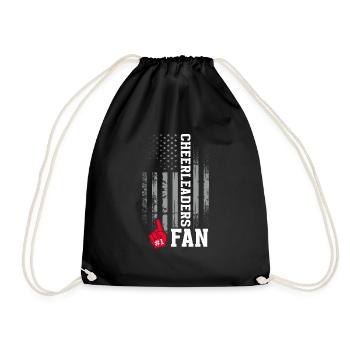 Cheer Dad Cheerleading Cheerleader Daddy - Drawstring Bag - black - Front