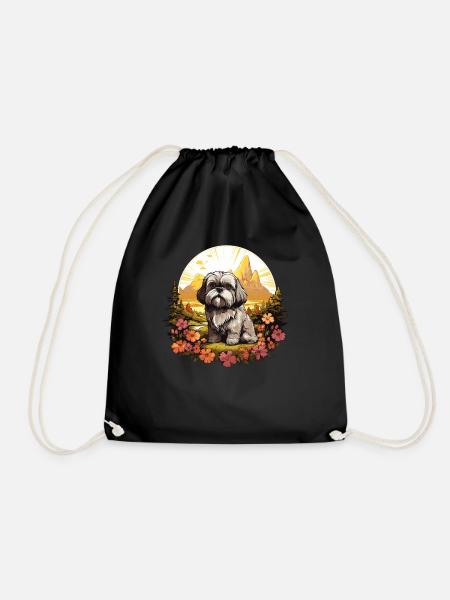 Shih Tzu - Turnbeutel - Schwarz