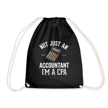 Passé l’examen CPA pour comptable agréé drôle - Sac de sport léger - noir - Devant