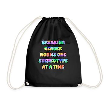 Il y a plus de 2 genres LGBTQ non-binaires - Sac de sport léger - noir - Devant