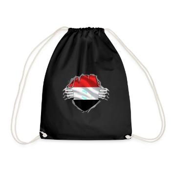 Yemen - Drawstring Bag - black - Front