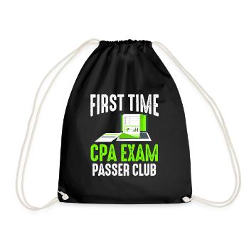 Passé l’examen CPA pour comptable agréé drôle - Sac de sport léger - noir - Devant