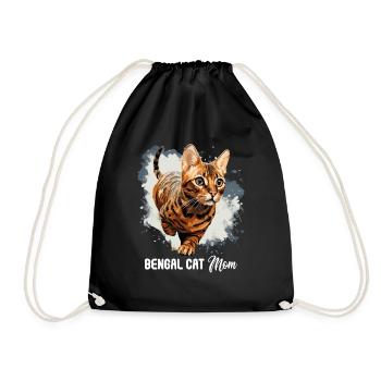 Bengal Cat - Turnbeutel - Schwarz - Vorne