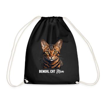 Bengal Cat - Turnbeutel - Schwarz - Vorne