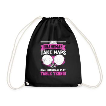 Tennis de table dictant raquette de tennis de table - Sac de sport léger - noir - Devant