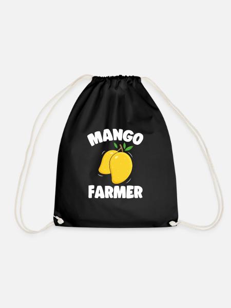 Mango Frucht Mango - Turnbeutel - Schwarz