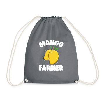 Mango Fruit Mango - Drawstring Bag - grey - Front