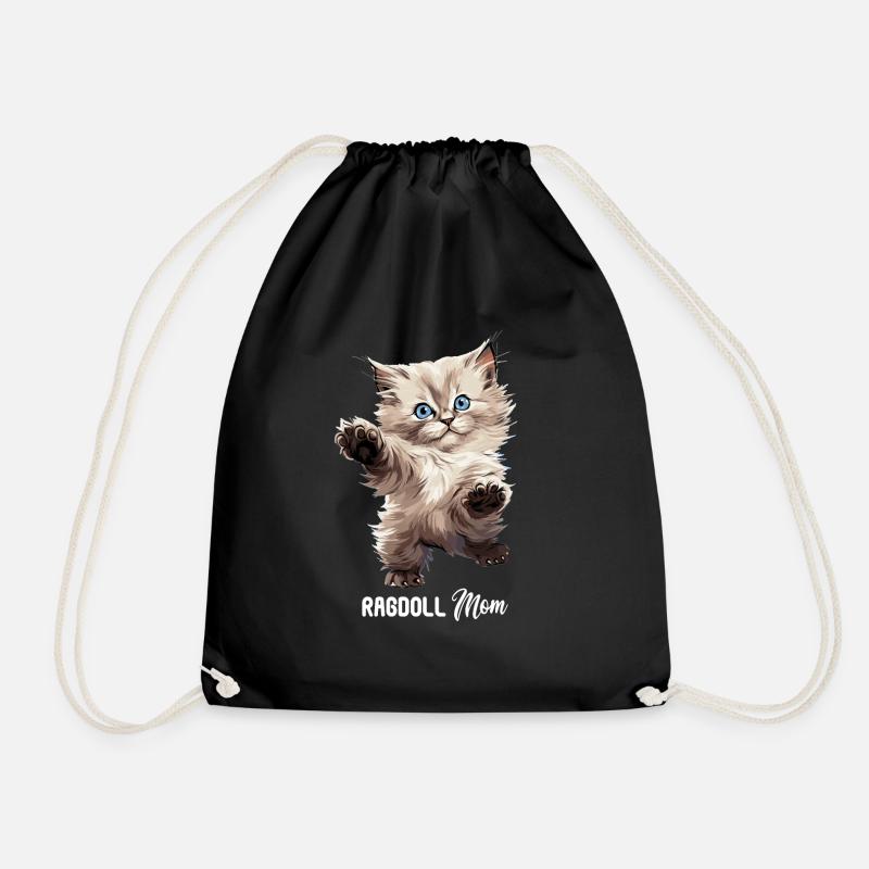 Ragdoll - Turnbeutel - Schwarz