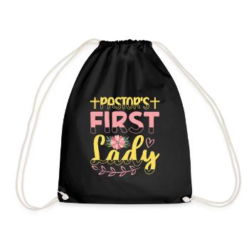 Pasteur Femme Jésus Appréciation de l’Église Chrétienne - Sac de sport léger - noir - Devant