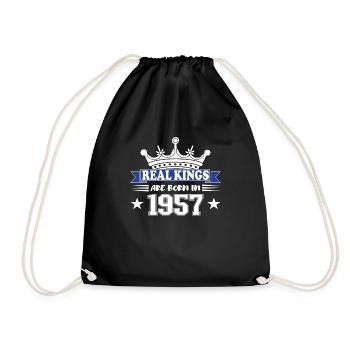 Cadeau d’anniversaire 1957 Vintage 1957 - Sac de sport léger - noir - Devant