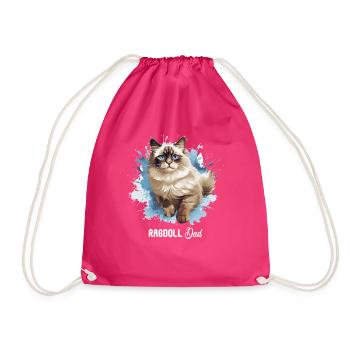 Poupée de chiffon - Sac de sport léger - fuchsia - Devant
