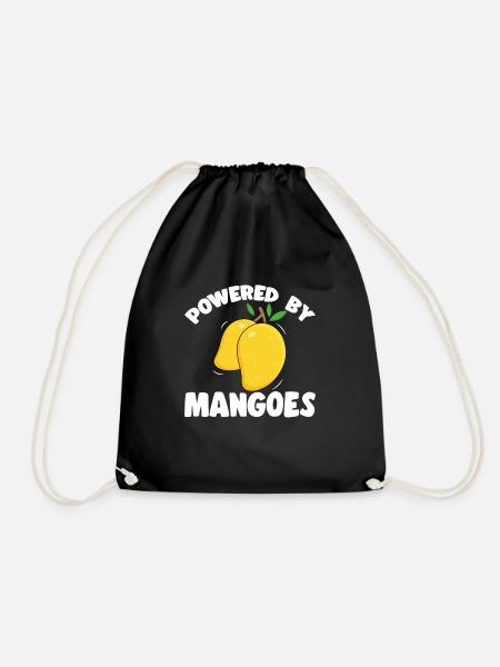 Mango Frucht Mango - Turnbeutel - Schwarz