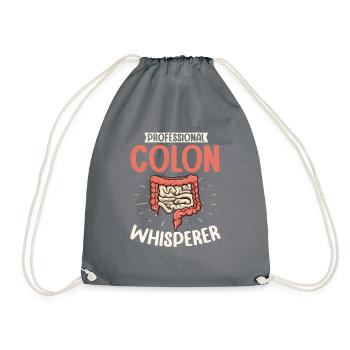 Gastro-entérologie Endoscopie Coloscopie - Sac de sport léger - gris - Devant