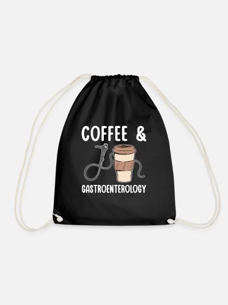 Gastroenterologie Endoskopie Koloskopie - Turnbeutel - Schwarz