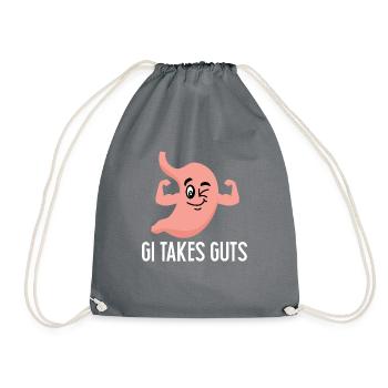 Gastro-entérologie Endoscopie Coloscopie - Sac de sport léger - gris - Devant