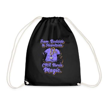 CNA Nurse Magic Certified Nurse Assistant - Drawstring Bag - black - Front