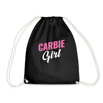 Carbie Girl Carbs Lover Breakfast - Drawstring Bag - black - Front
