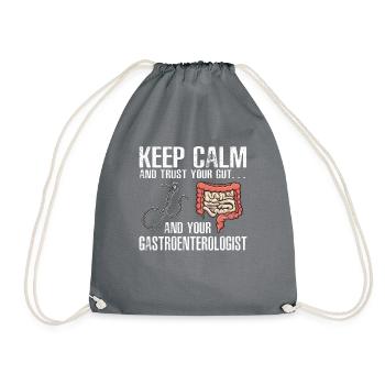 Gastro-entérologie Endoscopie Coloscopie - Sac de sport léger - gris - Devant