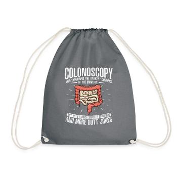 Gastro-entérologie Endoscopie Coloscopie - Sac de sport léger - gris - Devant