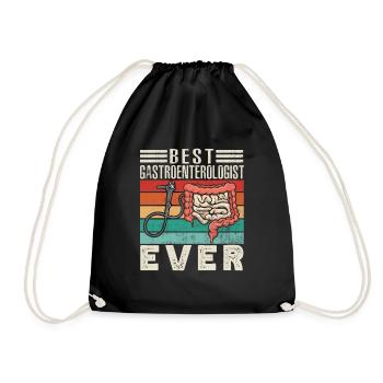 Gastro-entérologie Endoscopie Coloscopie - Sac de sport léger - noir - Devant