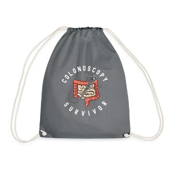 Gastro-entérologie Endoscopie Coloscopie - Sac de sport léger - gris - Devant