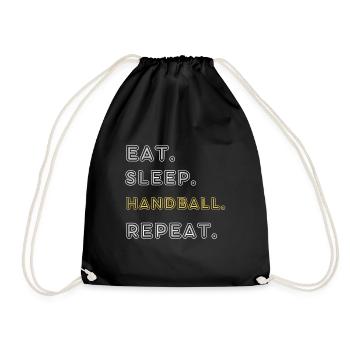 Handball - Drawstring Bag - black - Front