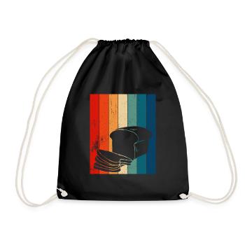 Baking Bread Bakery Bakery Bread Making - Drawstring Bag - black - Front