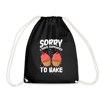 Baking Bread Bakery Bakery Bread Making - Drawstring Bag - black - Front