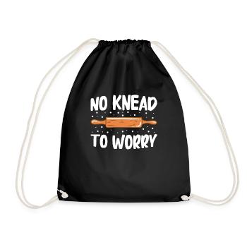 Baking Bread Bakery Bakery Bread Making - Drawstring Bag - black - Front