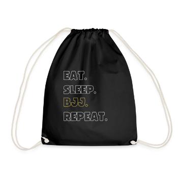BJJ Brazilian Jiu-Jitsu - Drawstring Bag - black - Front