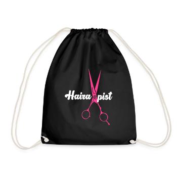 Hairstylist Hair Salon Kosmetologie - Turnbeutel - Schwarz - Vorne