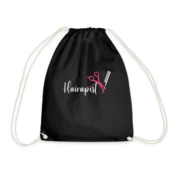 Hairstylist Hair Salon Kosmetologie - Turnbeutel - Schwarz - Vorne