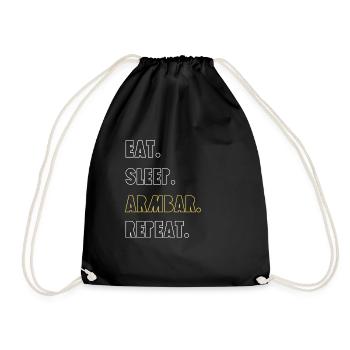 Bras Grappling BJJ - Sac de sport léger - noir - Devant