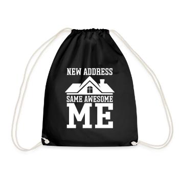 Neuer Hausbesitzer Hauswarmester Hausbesitzer - Turnbeutel - Schwarz - Vorne
